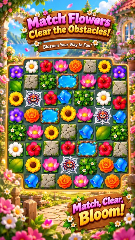 Matchverse Flower Crush preview 1